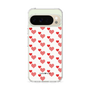 スリムプロテクションケース［ Stripe Hearts - Red ］