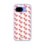 スリムプロテクションケース［ Stripe Hearts - Red ］
