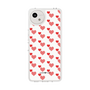 スリムプロテクションケース［ Stripe Hearts - Red ］