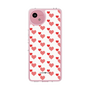 スリムプロテクションケース［ Stripe Hearts - Red ］