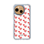 スリムプロテクションケース［ Stripe Hearts - Red ］