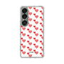 スリムプロテクションケース［ Stripe Hearts - Red ］