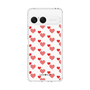 スリムプロテクションケース［ Stripe Hearts - Red ］