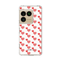 スリムプロテクションケース［ Stripe Hearts - Red ］