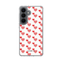スリムプロテクションケース［ Stripe Hearts - Red ］
