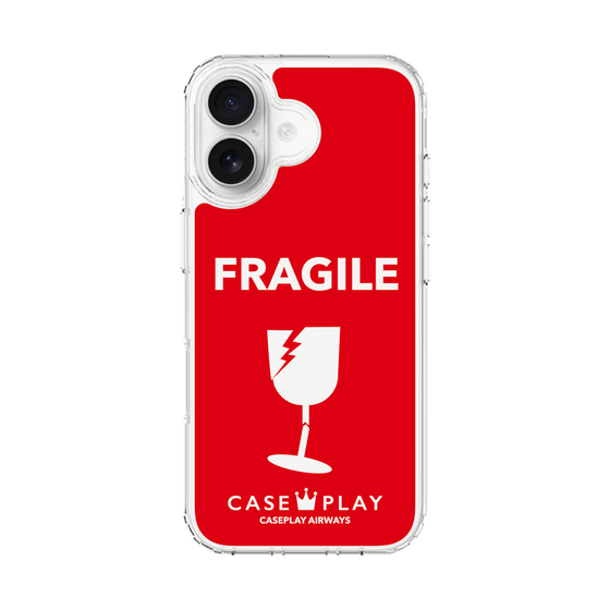 スリムプロテクションケース［ FRAGILE - Red ］