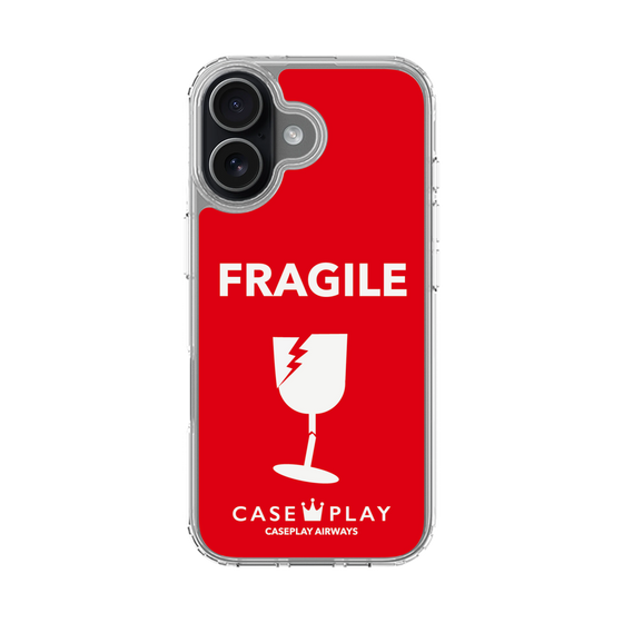 スリムプロテクションケース［ FRAGILE - Red ］