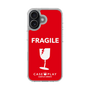 スリムプロテクションケース［ FRAGILE - Red ］