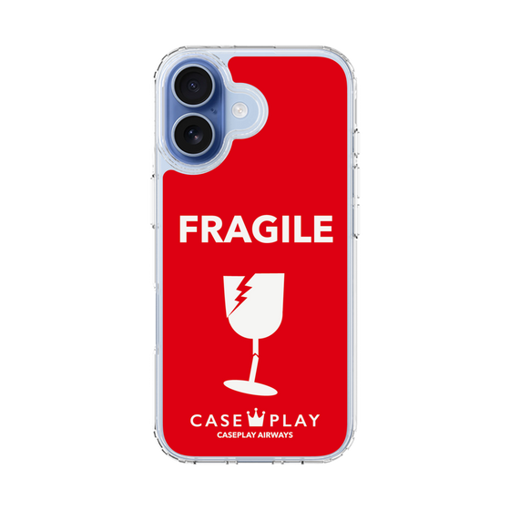 スリムプロテクションケース［ FRAGILE - Red ］