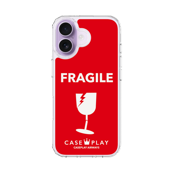 スリムプロテクションケース［ FRAGILE - Red ］