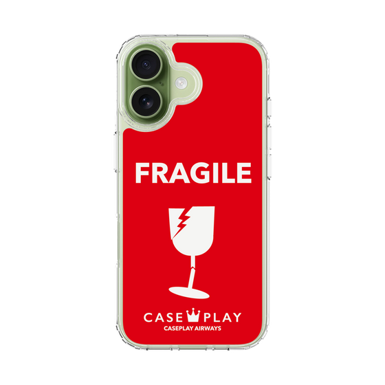 スリムプロテクションケース［ FRAGILE - Red ］