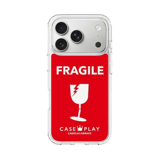 スリムプロテクションケース［ FRAGILE - Red ］