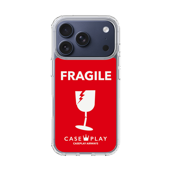 スリムプロテクションケース［ FRAGILE - Red ］