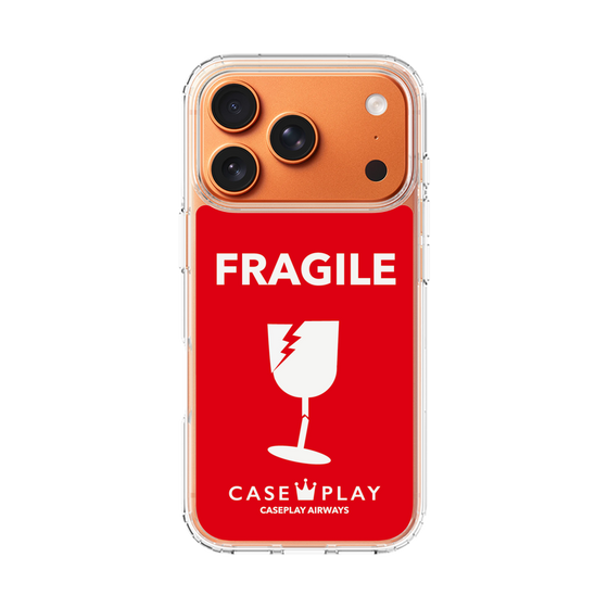 スリムプロテクションケース［ FRAGILE - Red ］