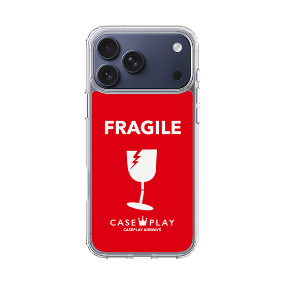 スリムプロテクションケース［ FRAGILE - Red ］