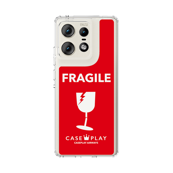 スリムプロテクションケース［ FRAGILE - Red ］