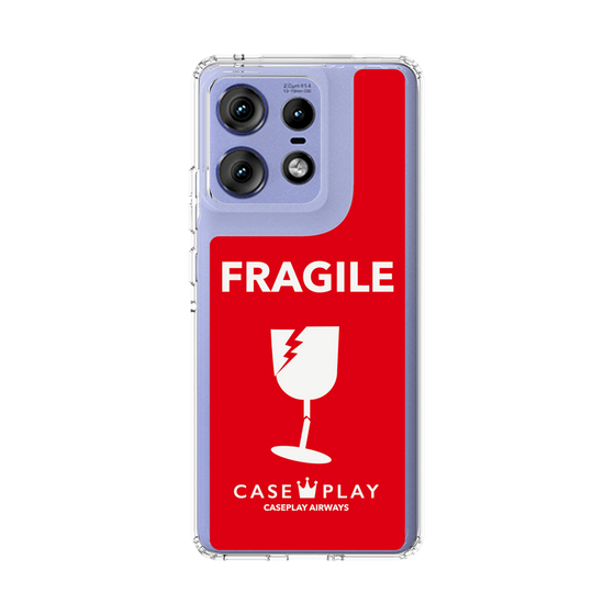 スリムプロテクションケース［ FRAGILE - Red ］