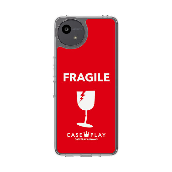 スリムプロテクションケース［ FRAGILE - Red ］