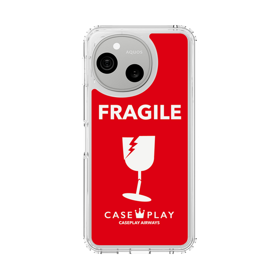 スリムプロテクションケース［ FRAGILE - Red ］