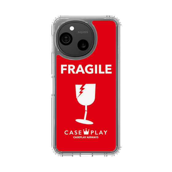 スリムプロテクションケース［ FRAGILE - Red ］