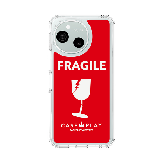 スリムプロテクションケース［ FRAGILE - Red ］