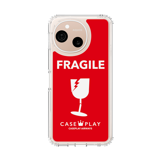 スリムプロテクションケース［ FRAGILE - Red ］