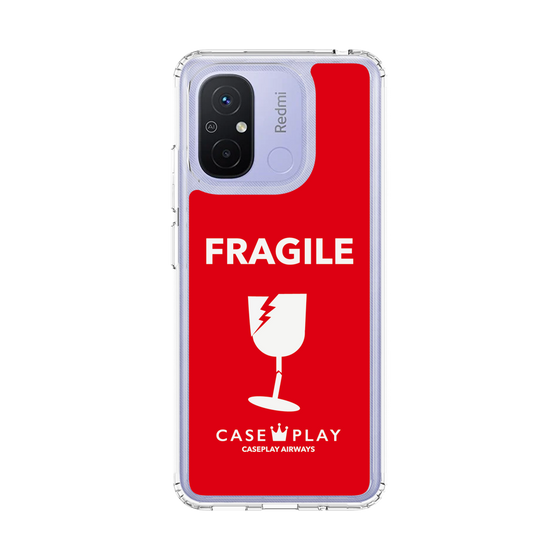 スリムプロテクションケース［ FRAGILE - Red ］