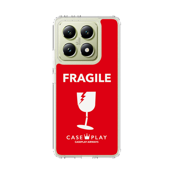 スリムプロテクションケース［ FRAGILE - Red ］