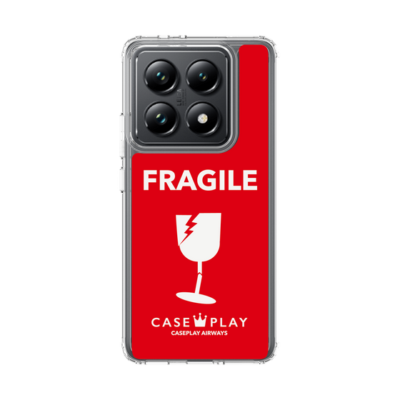 スリムプロテクションケース［ FRAGILE - Red ］