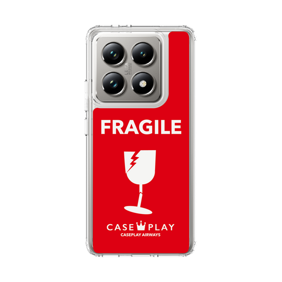 スリムプロテクションケース［ FRAGILE - Red ］