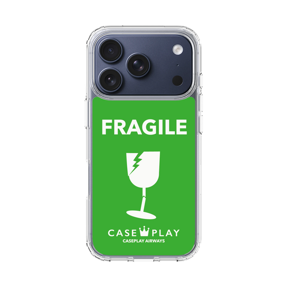 スリムプロテクションケース［ FRAGILE - Green ］