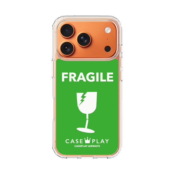 スリムプロテクションケース［ FRAGILE - Green ］