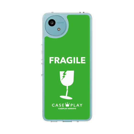 スリムプロテクションケース［ FRAGILE - Green ］