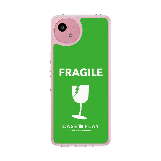 スリムプロテクションケース［ FRAGILE - Green ］