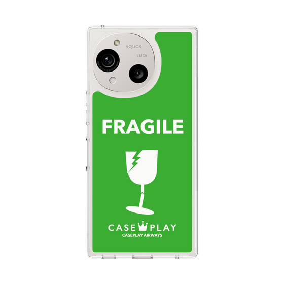 スリムプロテクションケース［ FRAGILE - Green ］