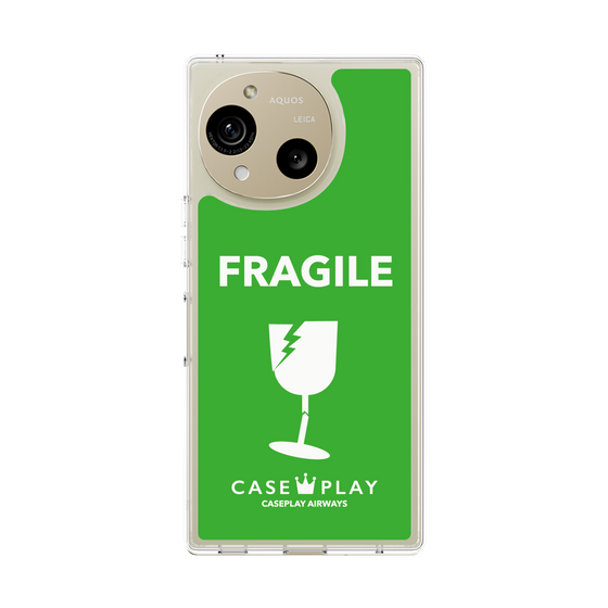 スリムプロテクションケース［ FRAGILE - Green ］
