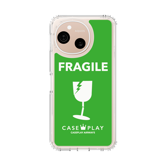 スリムプロテクションケース［ FRAGILE - Green ］