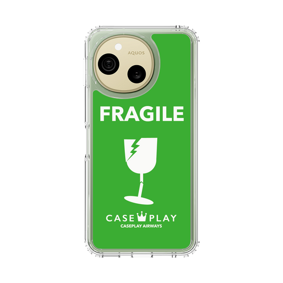スリムプロテクションケース［ FRAGILE - Green ］