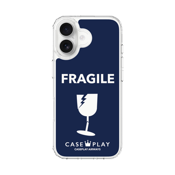 スリムプロテクションケース［ FRAGILE - Navy ］