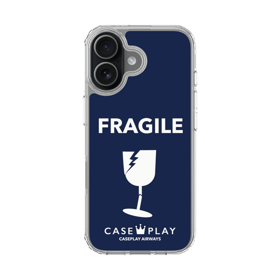 スリムプロテクションケース［ FRAGILE - Navy ］