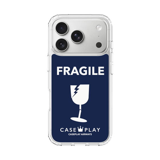 スリムプロテクションケース［ FRAGILE - Navy ］