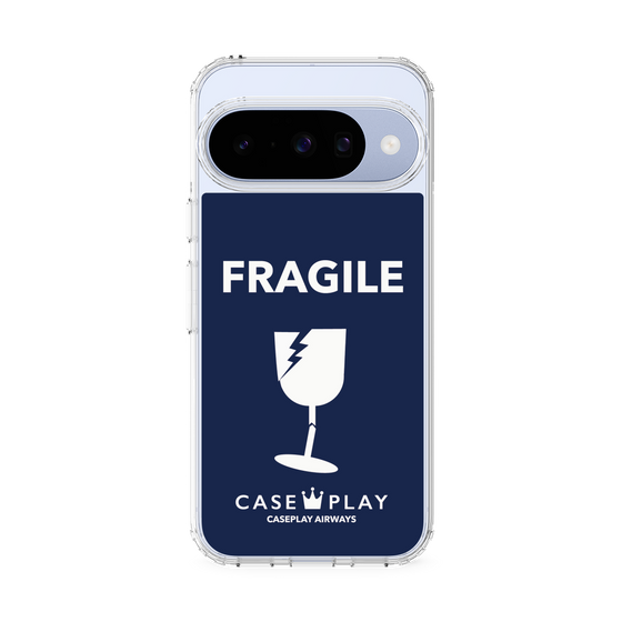 スリムプロテクションケース［ FRAGILE - Navy ］