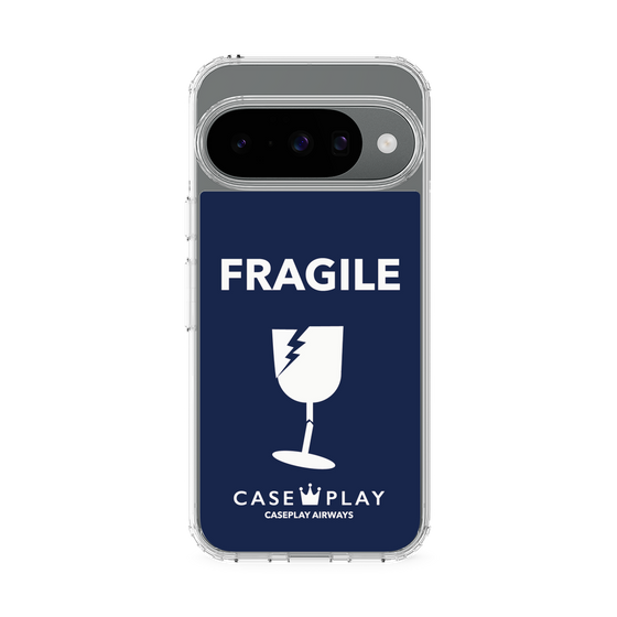 スリムプロテクションケース［ FRAGILE - Navy ］