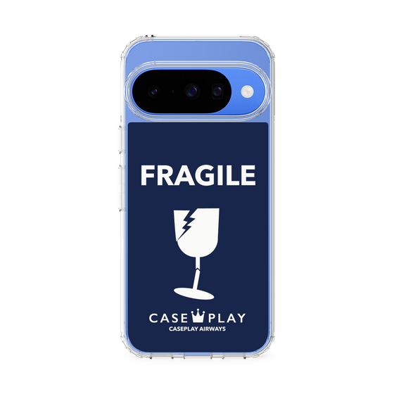 スリムプロテクションケース［ FRAGILE - Navy ］