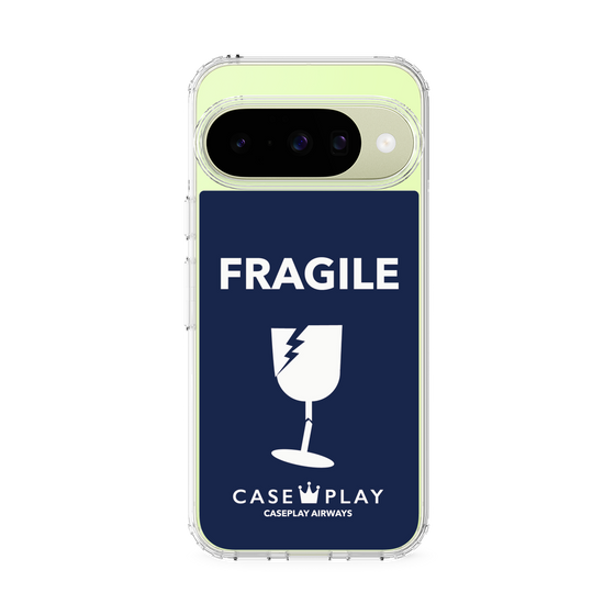 スリムプロテクションケース［ FRAGILE - Navy ］