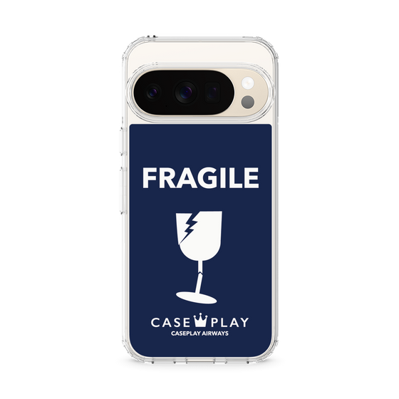 スリムプロテクションケース［ FRAGILE - Navy ］