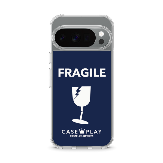 スリムプロテクションケース［ FRAGILE - Navy ］
