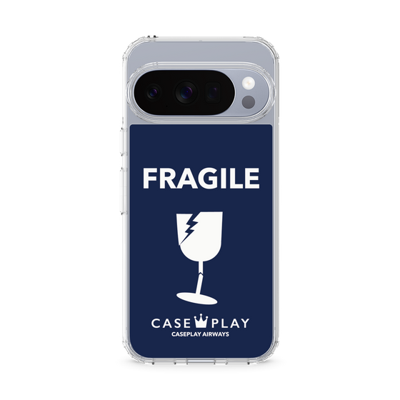スリムプロテクションケース［ FRAGILE - Navy ］