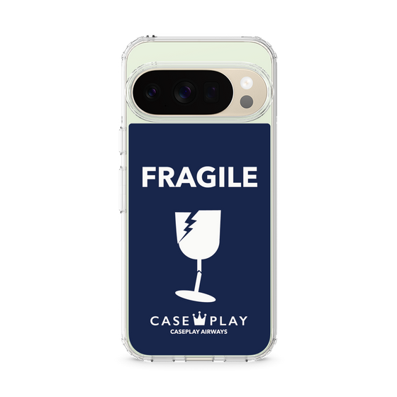 スリムプロテクションケース［ FRAGILE - Navy ］