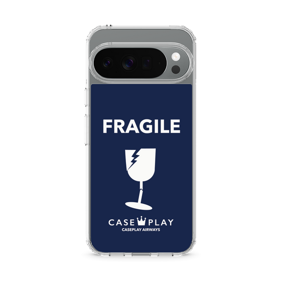 スリムプロテクションケース［ FRAGILE - Navy ］